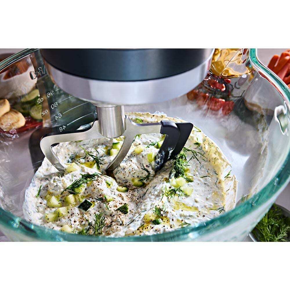 Kitchenaid KSMTHSFSS Durable stainless steel flex edge beater for select KitchenAid® tilt-head stand mixers