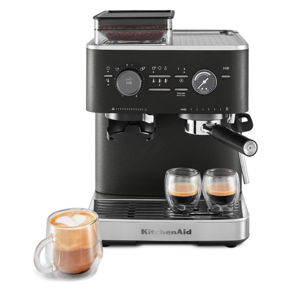 Kitchenaid KES6551BK Semi Automatic Espresso Machine with Burr Grinder