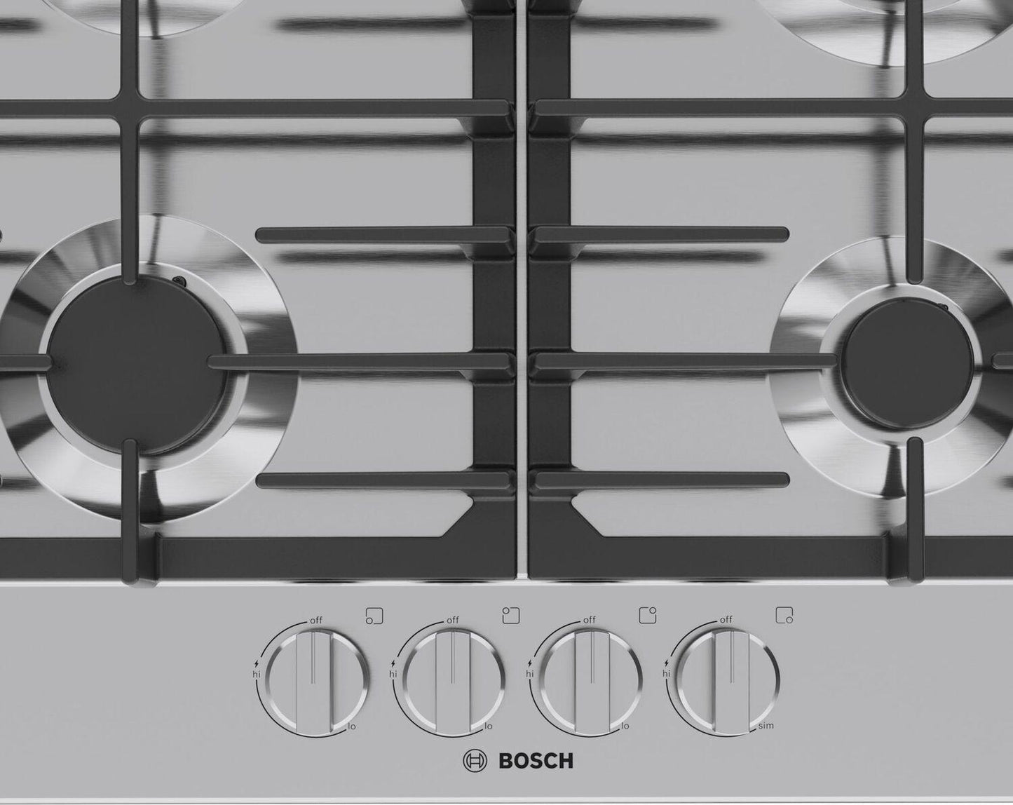 Bosch NGM3450UC 300 Series Gas Cooktop 24" Stainless steel