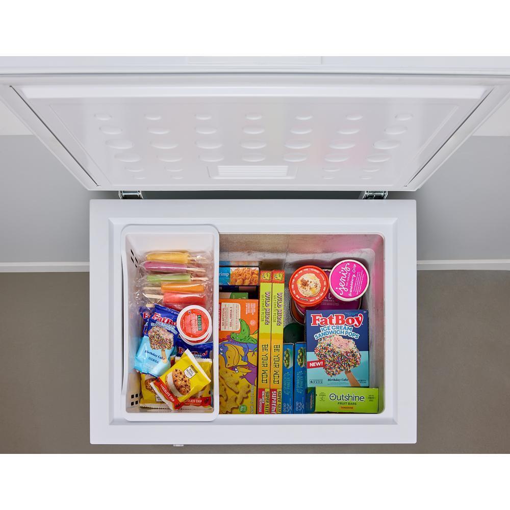 WZCN315TW Whirlpool® 5 cu. ft. Chest Freezer with 1 Storage Basket