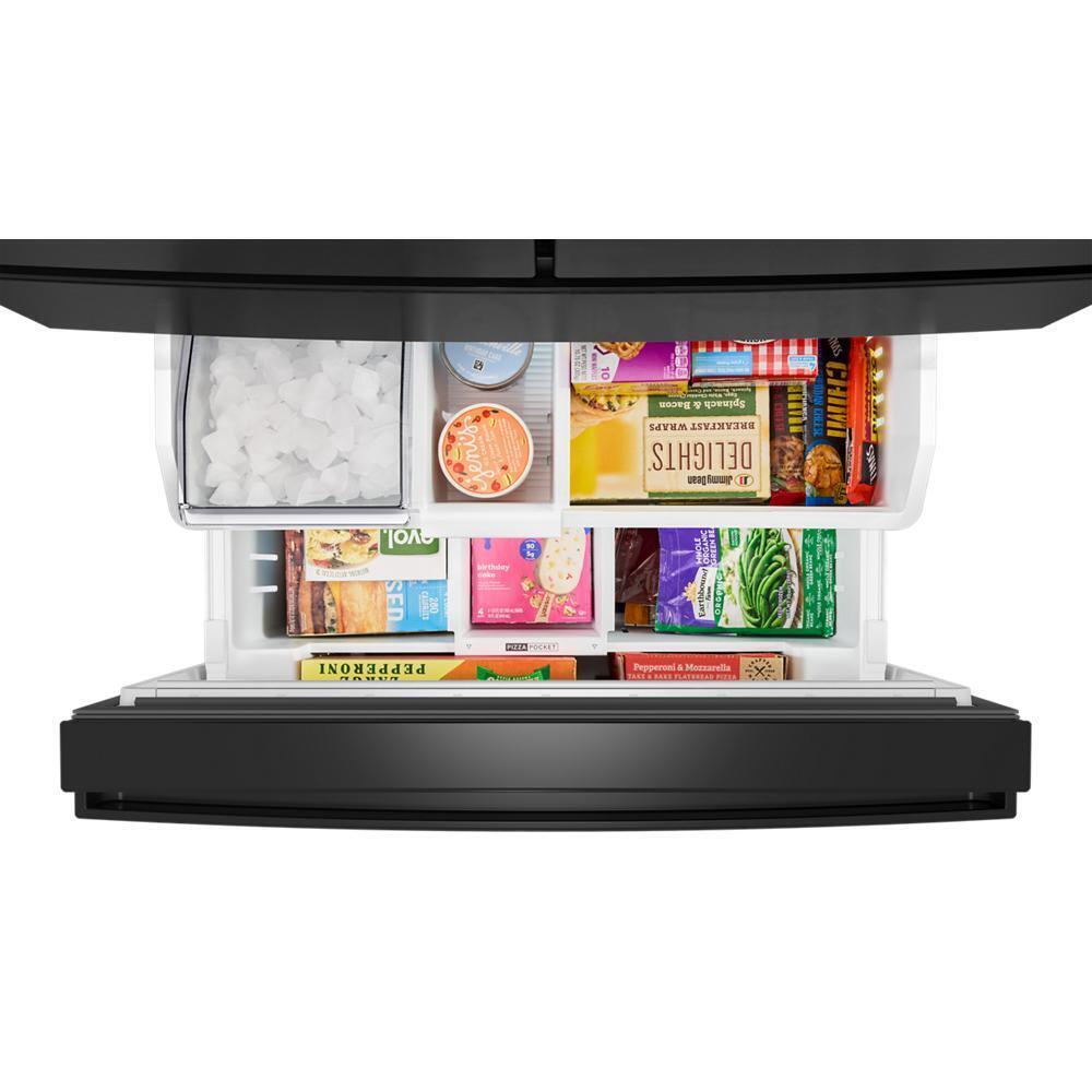 Whirlpool WRMF3336SV 30 Cu. Ft. Family-Sized Capacity French door refrigerator with Flexible Tempearture Drawer
