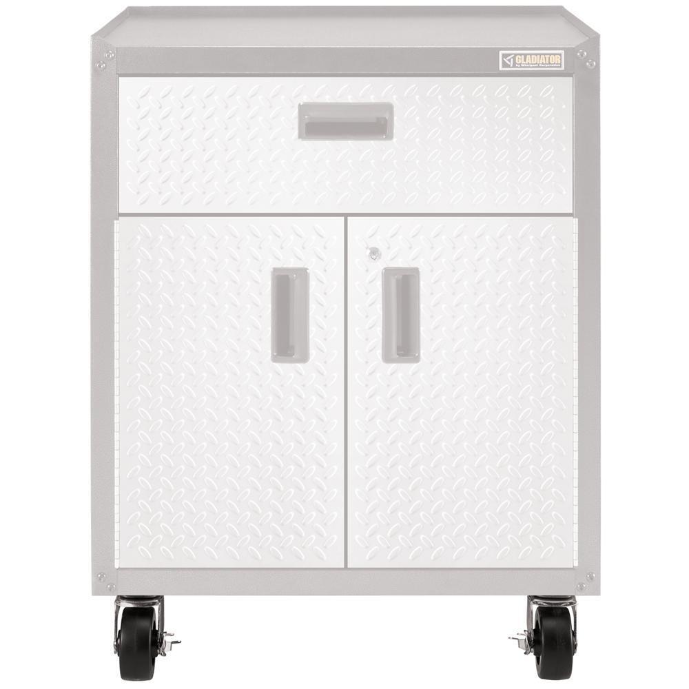 Gladiator GACK04KDSX Ready-to-Assemble Modular GearBox Caster Kit