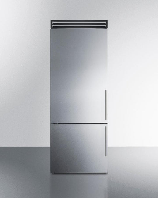 Summit FFBF279SSXIMH72LHD 28" Wide Bottom Freezer Refrigerator