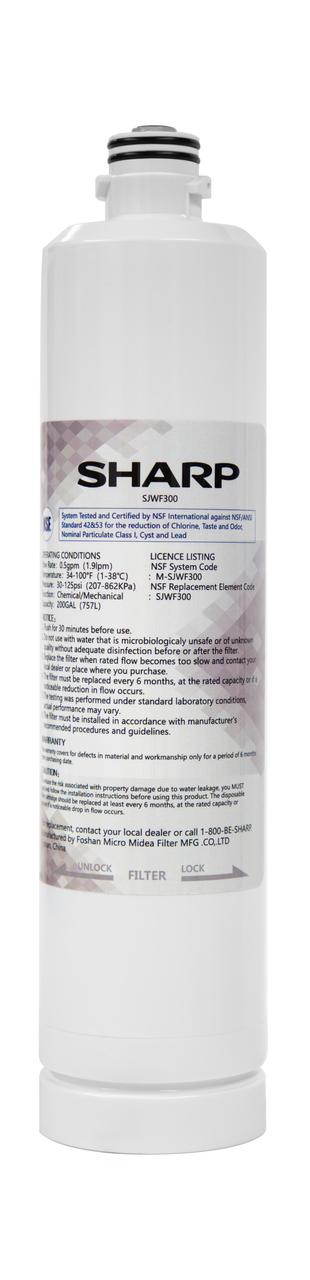 Sharp SJWF300 Replacement Water Filter for Sharp SJF2955KS Refrigerator