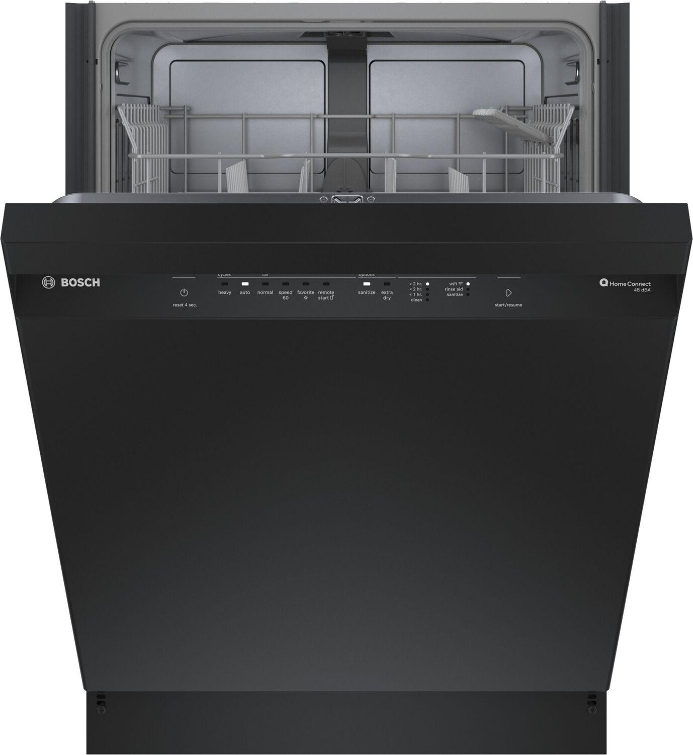 Bosch SHE4AEM6N 100 Plus Dishwasher 24" Black