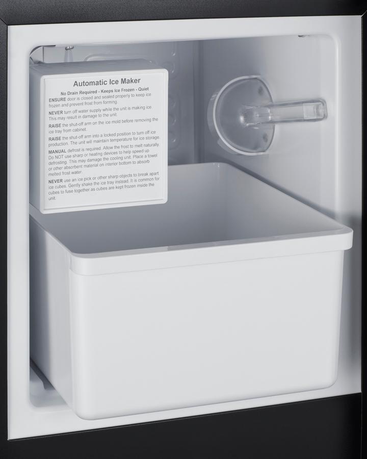 Summit BIM26LHD 15 Lb. Drain-free Built-in Icemaker