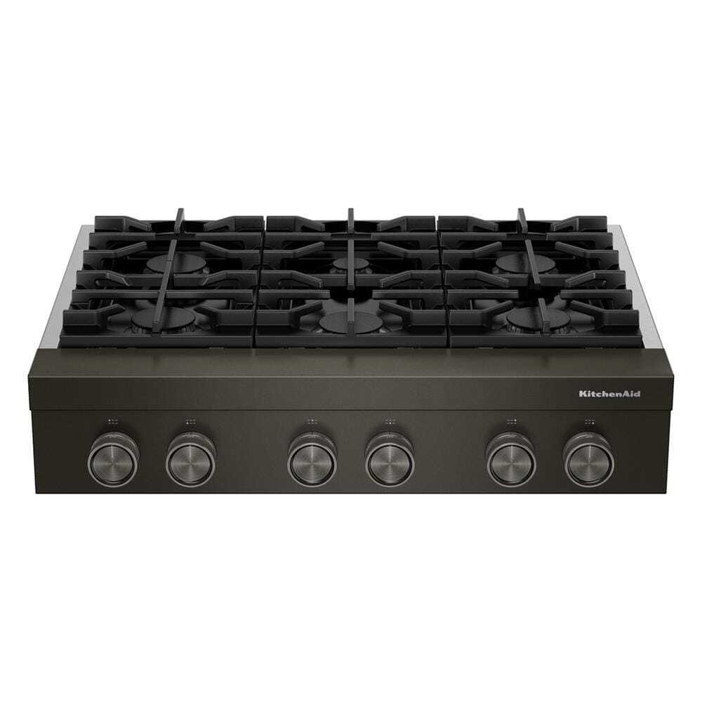 KCGK936TBE KitchenAid® 36-inch 6-Burner Gas Commercial-Style Rangetop