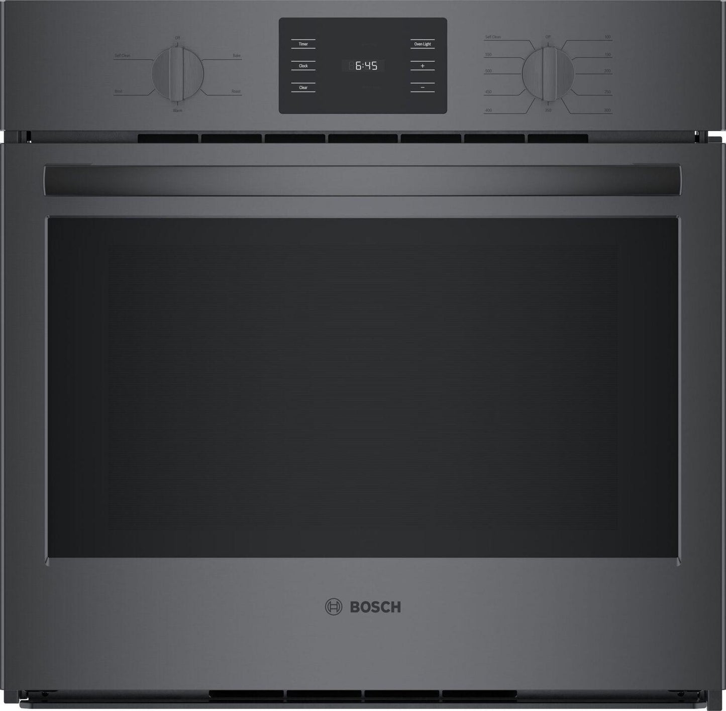 Bosch HBL5344UC 500 Series Single Wall Oven 30" Black Stainless Steel