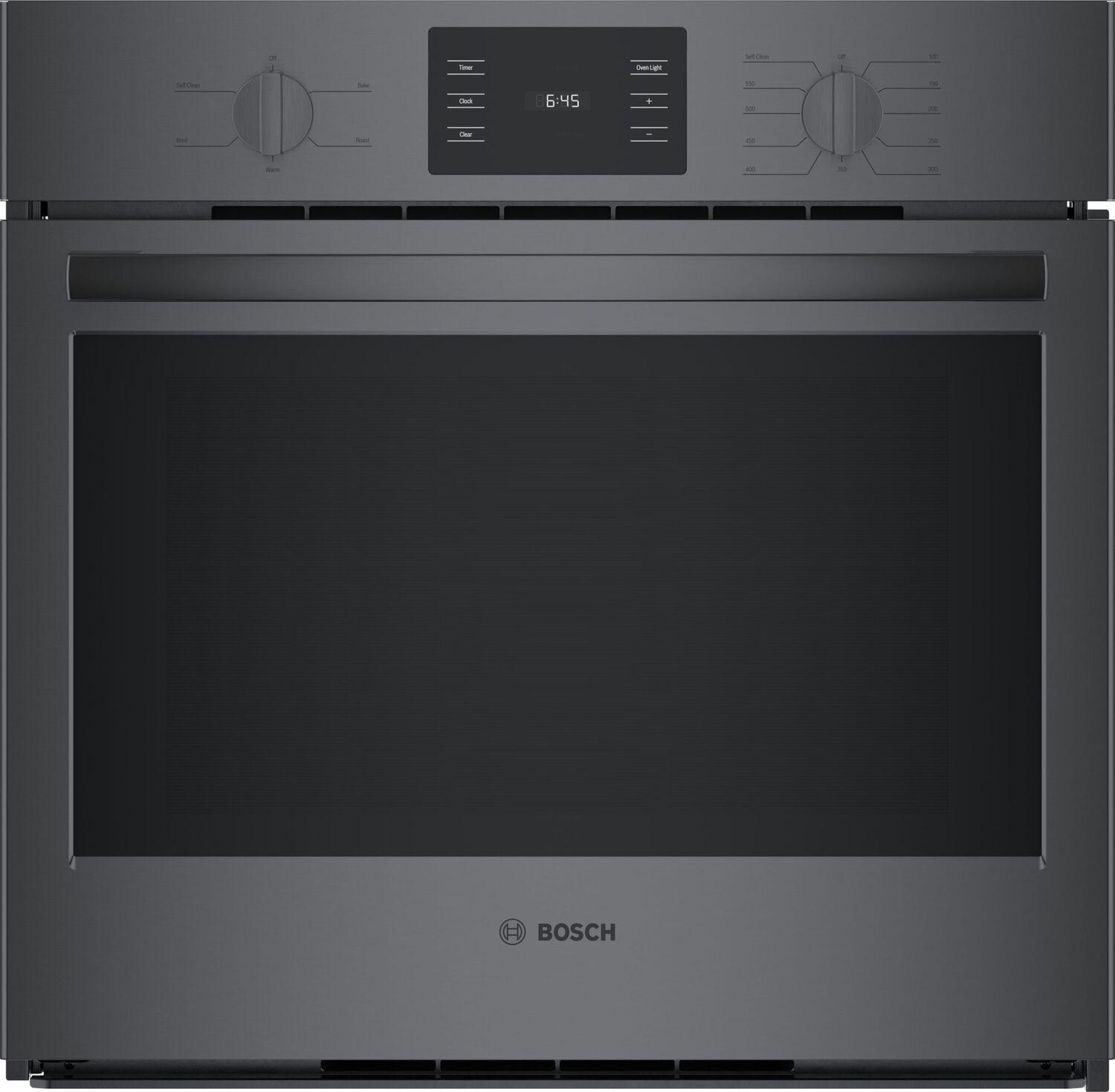 Bosch HBL5344UC 500 Series Single Wall Oven 30" Black Stainless Steel