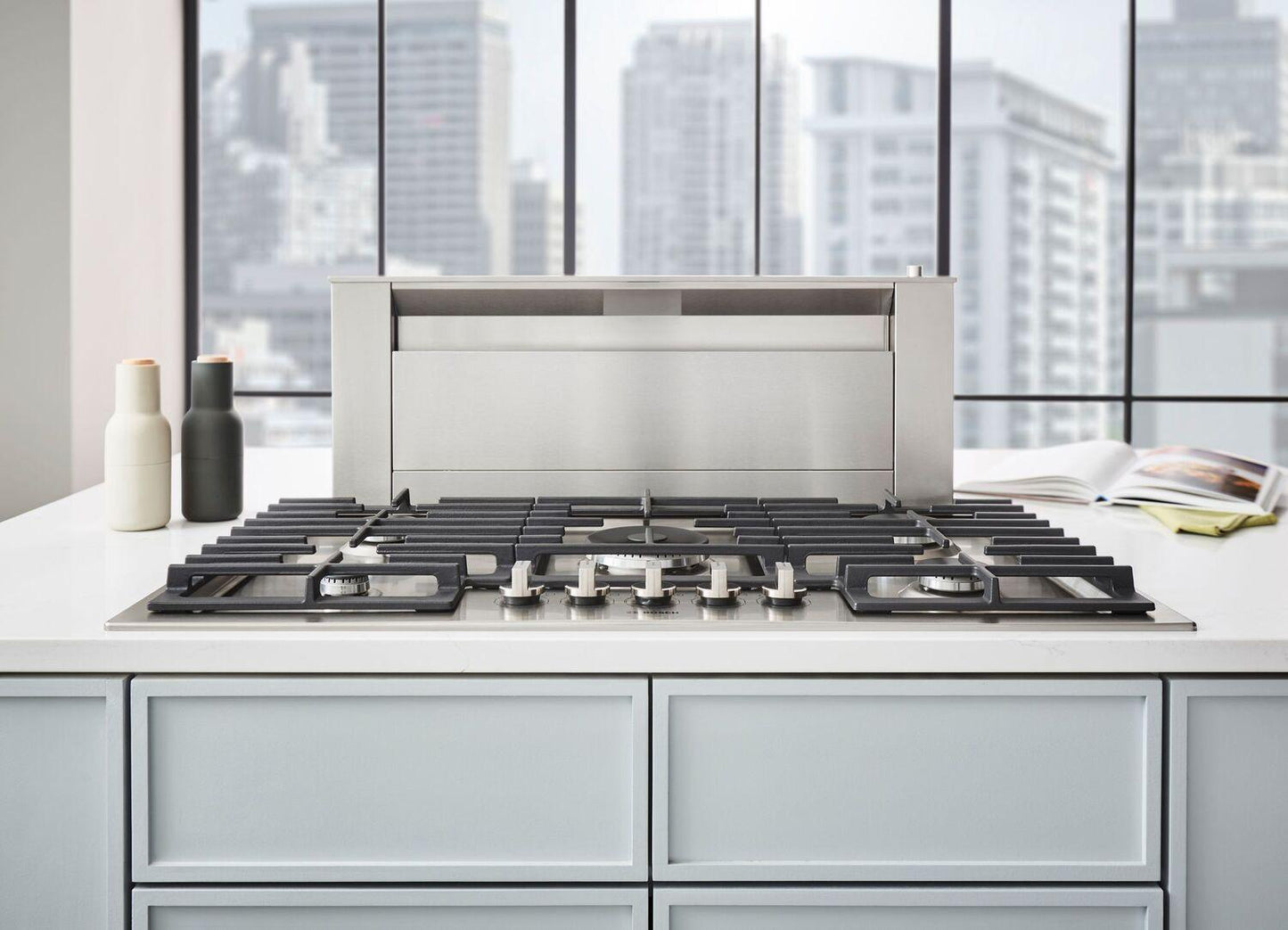 Bosch NGM8659UC 800 Series, Gas hob, 36'', Stainless steel