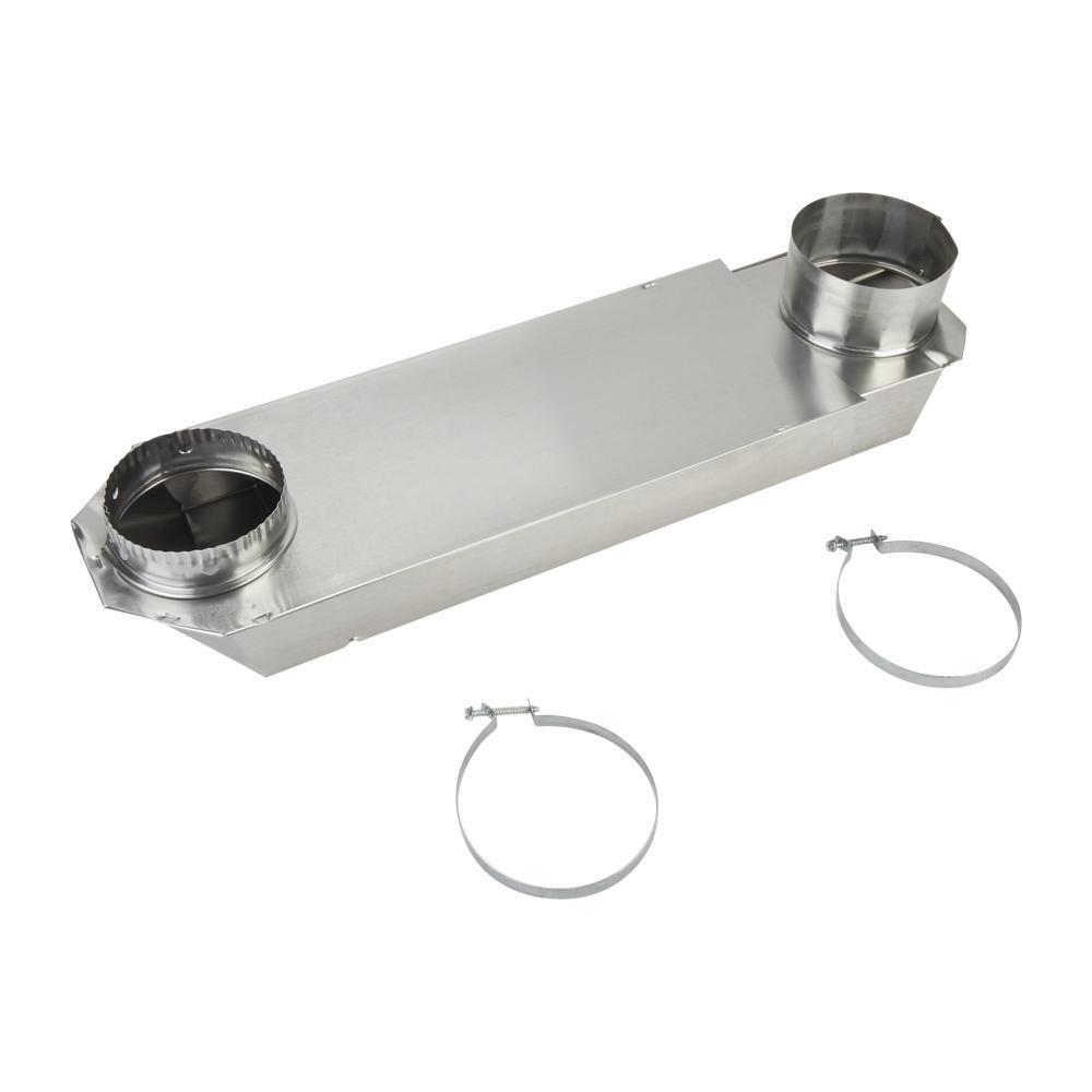 Maytag 4396011RP 18"-29" Dryer Telescoping Vent Periscope for 2.5" clearance, with 1 male snap-lock fitting and draw-band collar