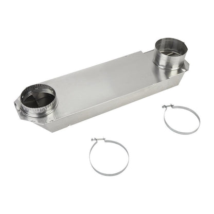 Maytag 4396011RP 18"-29" Dryer Telescoping Vent Periscope for 2.5" clearance, with 1 male snap-lock fitting and draw-band collar
