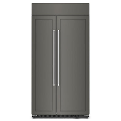 Kitchenaid KBSN702MPA 25.5 Cu Ft. 42" Built-In Side-by-Side Refrigerator with Panel-Ready Doors