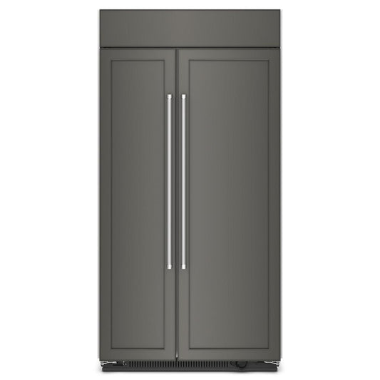 Kitchenaid KBSN702MPA 25.5 Cu Ft. 42" Built-In Side-by-Side Refrigerator with Panel-Ready Doors