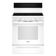Whirlpool WFES7530RW 30-inch Electric Smart Range with Air Cooking Technology, No Preheat Air Fry, High Speed Preheat Oven, WipeClean™ Coating, and Steam/Self Clean
