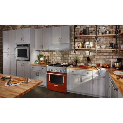 KFDC500JSC KitchenAid® 30'' Smart Commercial-Style Dual Fuel Range with 4 Burners