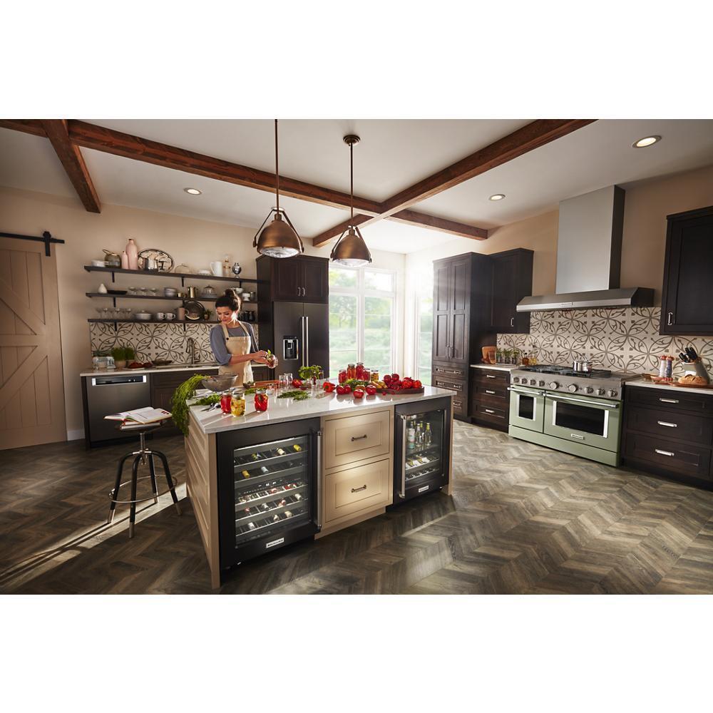 KFDC558JAV KitchenAid® 48'' Smart Commercial-Style Dual Fuel Range with Griddle