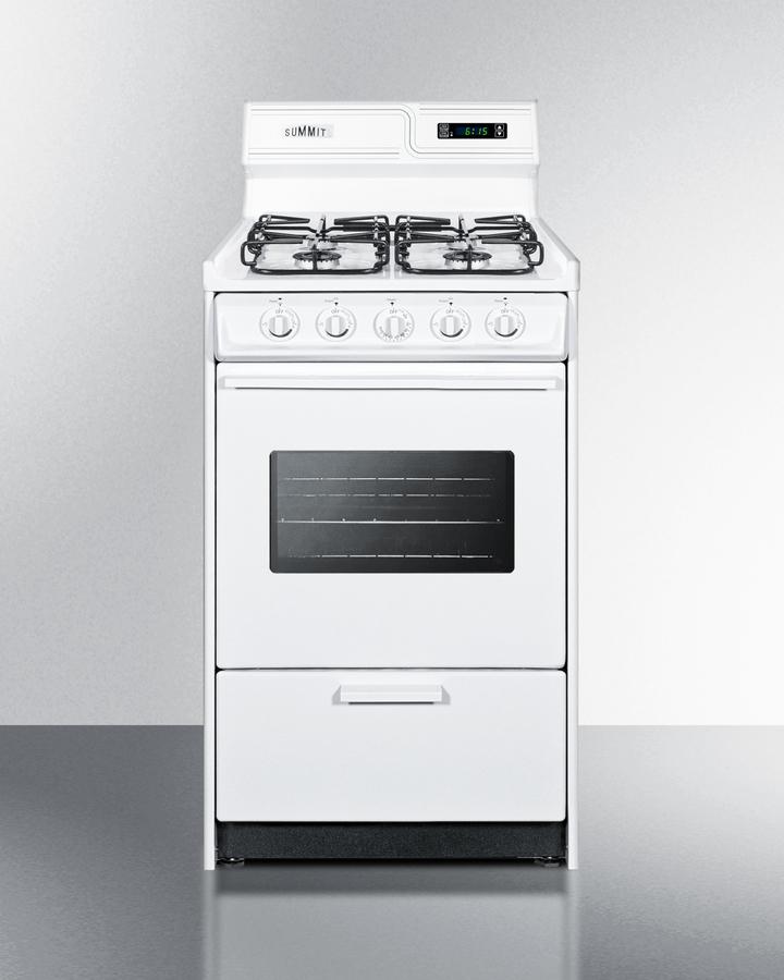 Summit WTM1307KSW 20" Wide Gas Range