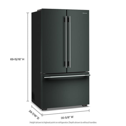 Kitchenaid KRFC336SJP Counter-Depth French Door Refrigerator with Internal Water Dispenser