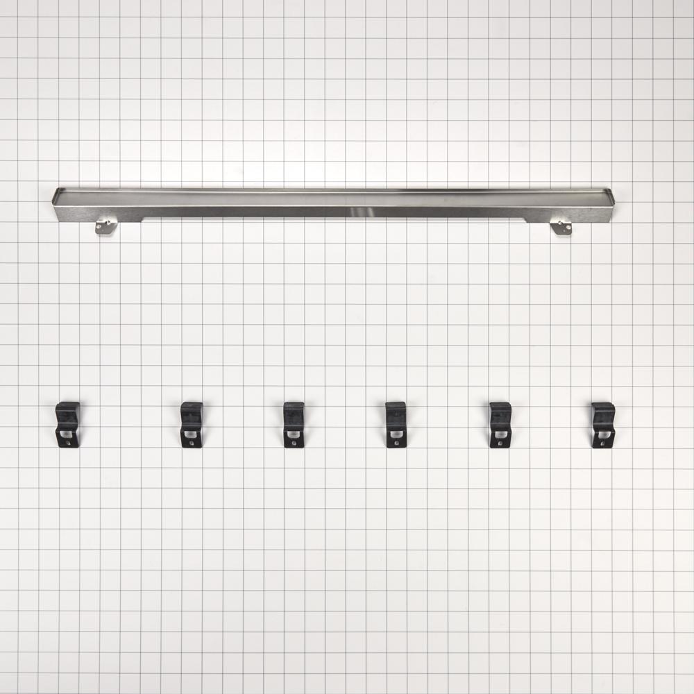 Kitchenaid W10791228 JennAir 27-IN Oven Flush Installation Trim Kit - Stainless Steel for Single/Double Built-In Oven Models (JJW2427DS, JJW2727DS, JJW2827DS)