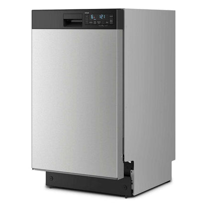 Whirlpool WDFS5118SS 18" Stainless Steel Dishwasher with Half Load Cycle and Triple Spray Arms - 48 dBA