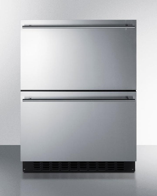 Summit ASDR2414 24" Wide 2-drawer All-refrigerator, ADA Compliant