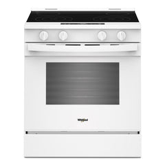 Whirlpool WSES3130SW 30-inch Electric Range with No Preheat and Slow Cook Modes