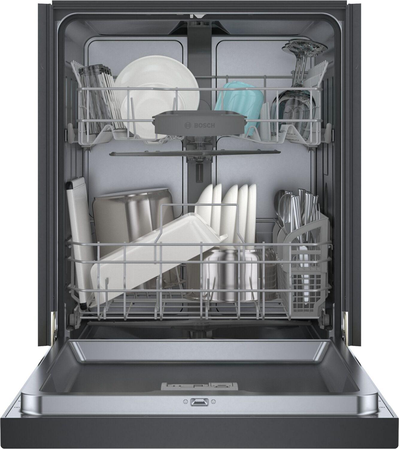 Bosch SHE41CM6N 100 Series, built-under dishwasher, 24'', Black