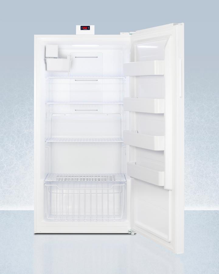 Summit FFUF194IM 33" Wide Upright All-freezer With Icemaker