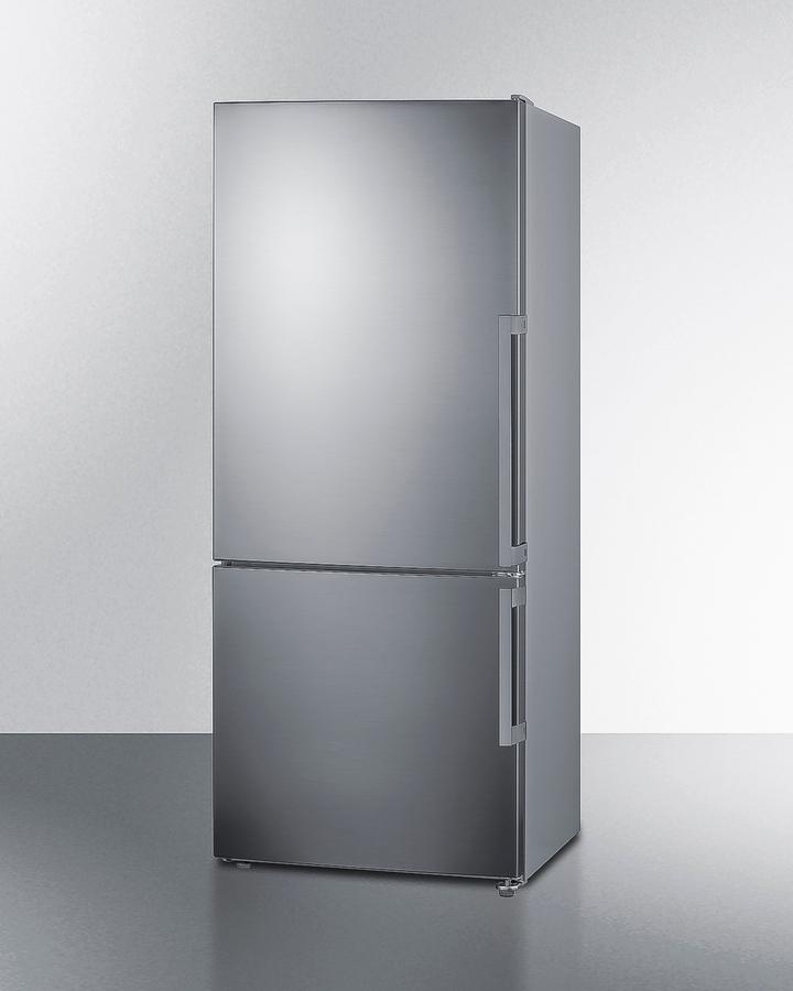 Summit FFBF284SSIMLHD 28" Wide Bottom Freezer Refrigerator