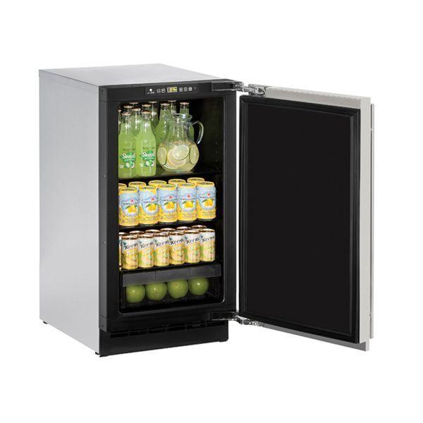 U-Line U2218RS00B 2218r 18" Refrigerator With Stainless Solid Finish (115 V/60 Hz)