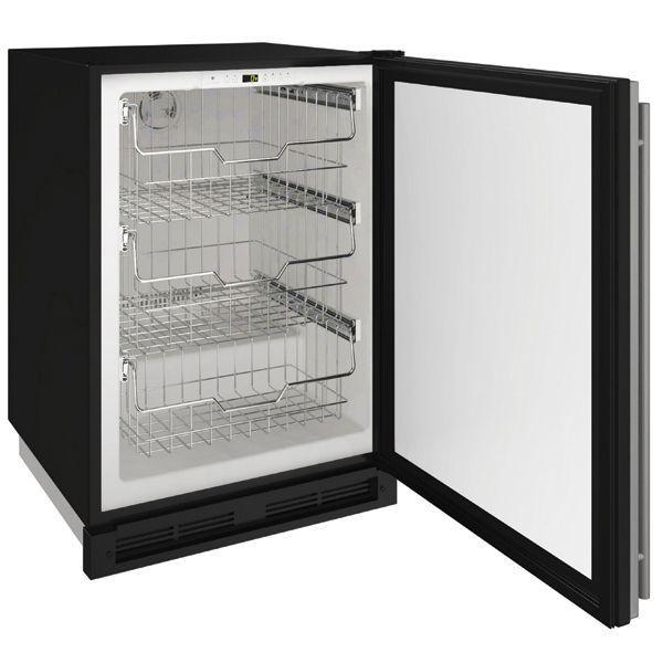 U-Line 1224fzr 24" Convertible Freezer With Stainless Solid Finish (115 V/60 Hz Volts /60 Hz Hz)