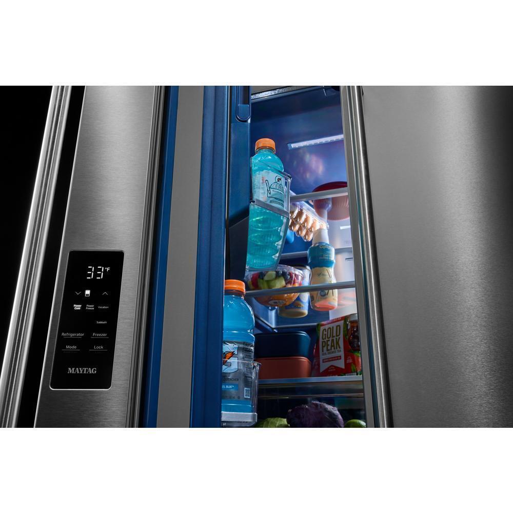 MRFF5336TZ Maytag® 30 Cu. Ft. XL Capacity French Door Bottom Mount Refrigerator with In-Door-Ice® Dispensing System