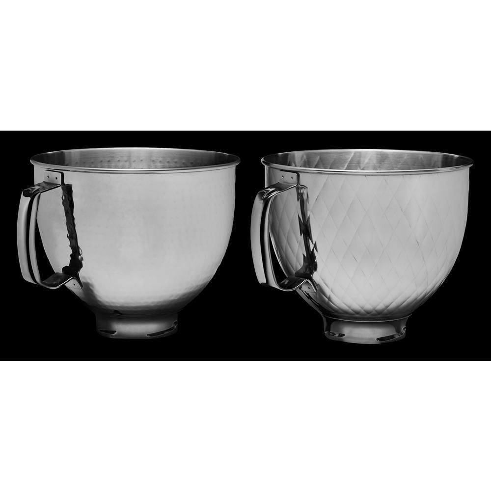 Kitchenaid KSM5SSBHM 5 Quart Tilt Head Hammered Stainless Steel Bowl