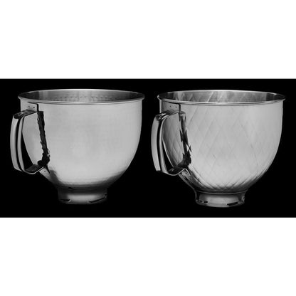Kitchenaid KSM5SSBHM 5 Quart Tilt Head Hammered Stainless Steel Bowl