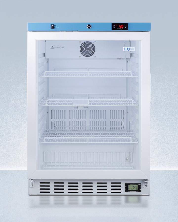 Summit ACR52GNSF456 24" Wide Built-in Medical Refrigerator, Certified To Nsf/ansi 456 Vaccine Storage Standard