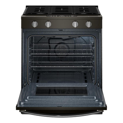 Whirlpool WSGS4530TV 30-inch Gas Smart Range with Air Cooking Technology and Steam Clean