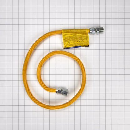 Maytag 20313248A Gas Dryer Connector with 1/2" MIP x 1/2" FIP connector of 1/2" OD and 3/8" ID