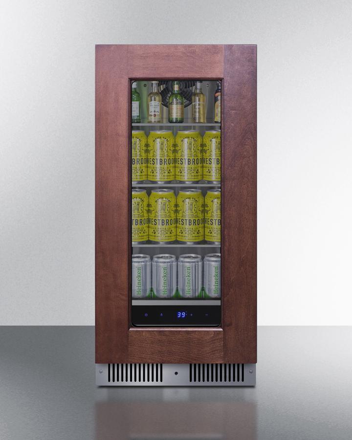 Summit SDHG1533PNR 15" Wide Built-in Beverage Center (panel Not Included)