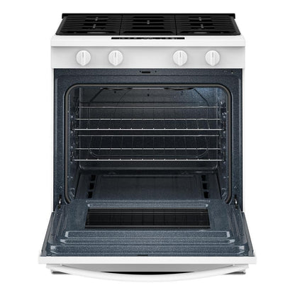 Whirlpool WSGS3330TW 30-inch Gas Range with No Preheat Mode and Slow Cook