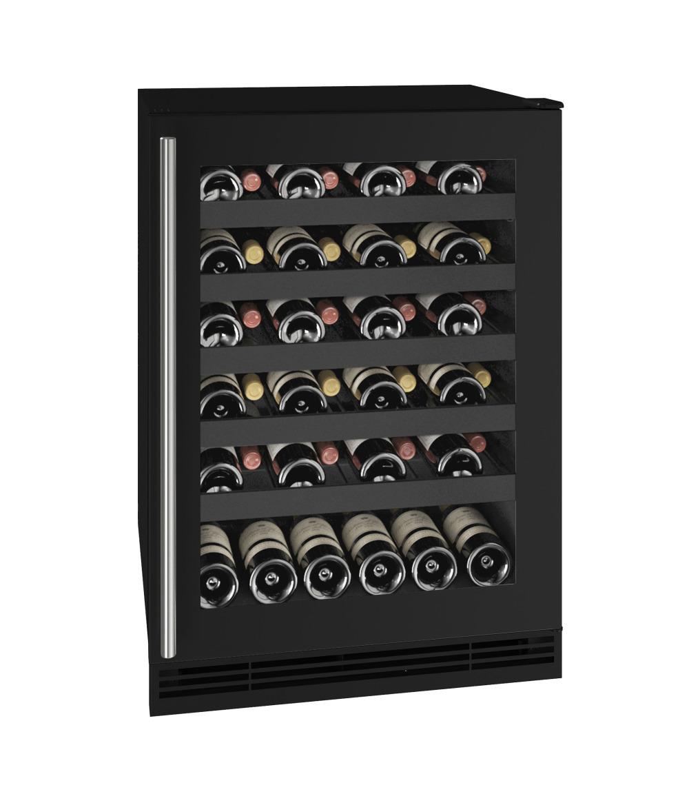 U-Line UHWC124BG01A Hwc124 24" Wine Refrigerator With Black Frame Finish (115 V/60 Hz)