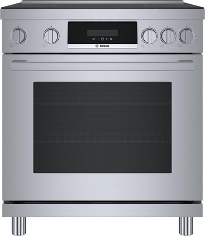 Bosch HIS8055U 800 Series, Induction freestanding range cooker, Stainless steel