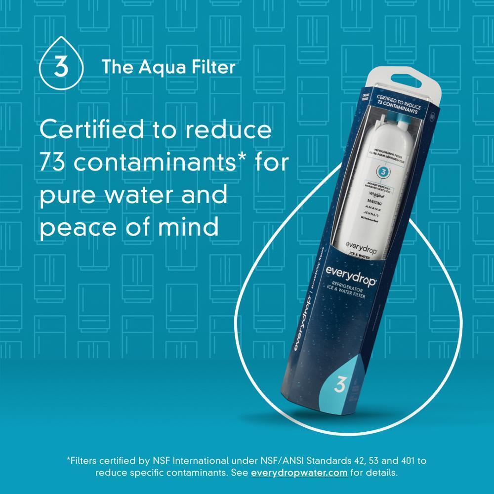 Kitchenaid EDR3RXD1 everydrop® Refrigerator Water Filter 3 - EDR3RXD1 (Pack of 1)