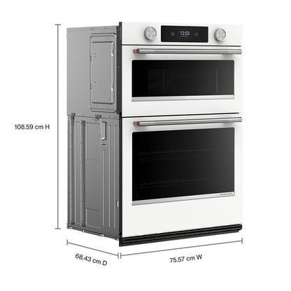 Kitchenaid KOEC730SWH Smart Combo Wall Oven with Assisted Cooking Modes