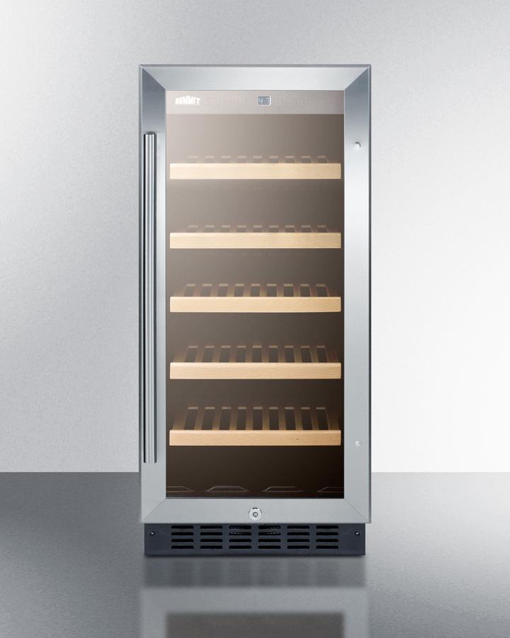 Summit ALWC15CSS 15" Wide Built-in Wine Cellar, ADA Compliant