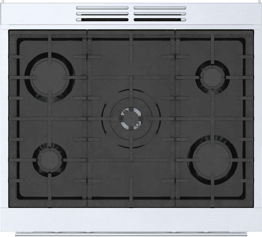 Bosch HGS8055UC 800 Series, Gas freestanding range, 30'', Stainless steel