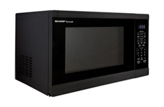 Sharp SMC1461HB 1.4 cu. ft. Black Countertop Microwave Oven