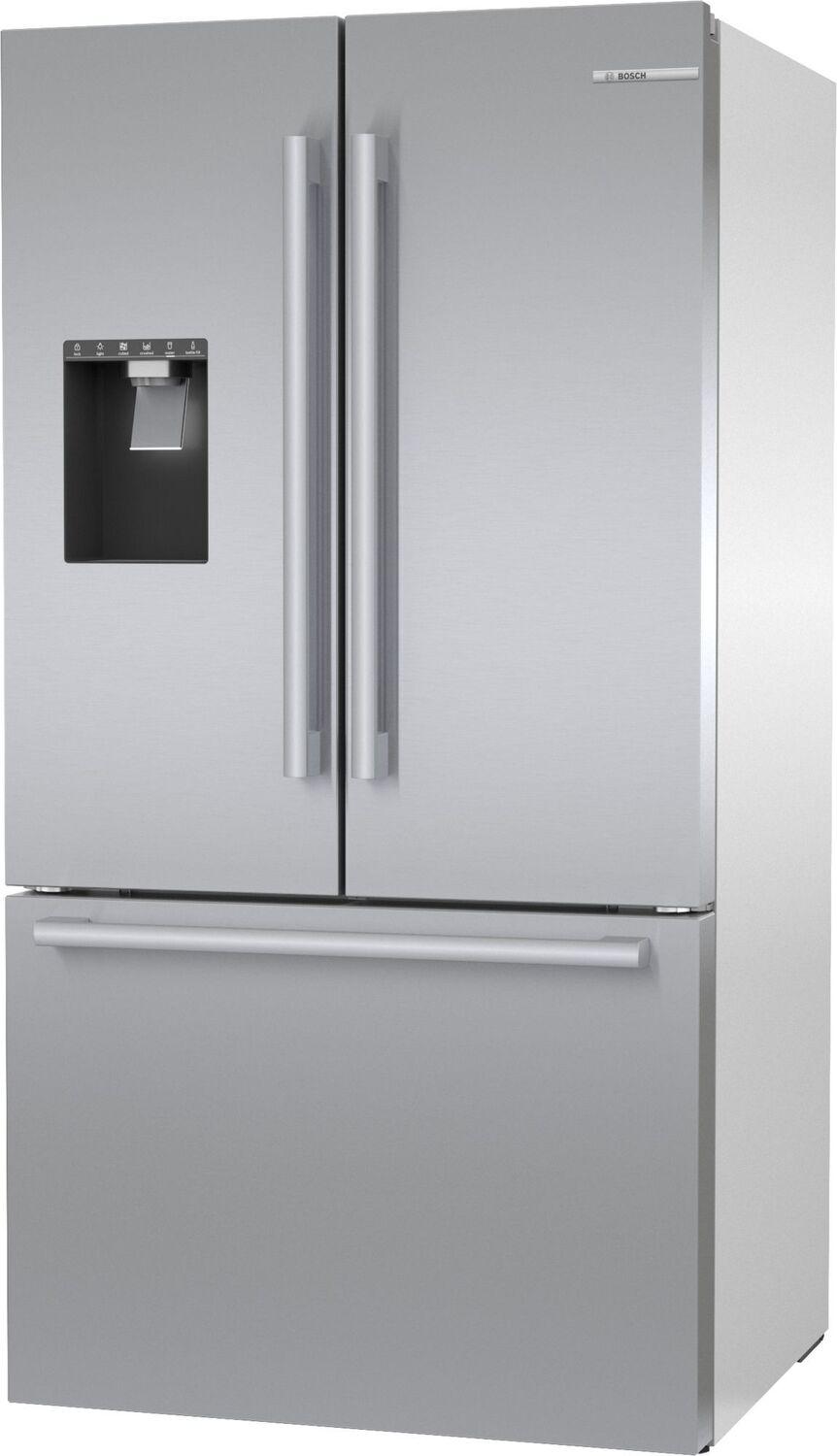 Bosch B36FD50SNS 500 Series French Door Bottom Mount Refrigerator 36" Stainless steel (with anti-fingerprint), Total No Frost