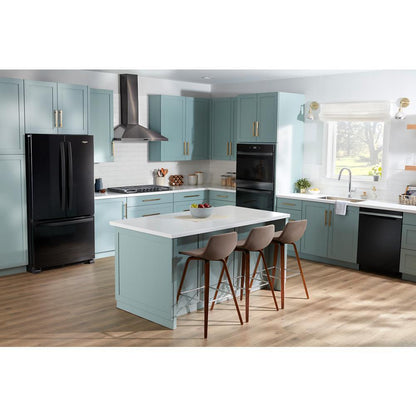 Whirlpool WCGK5036PB 36-inch Gas Cooktop with EZ-2-Lift™ Hinged Cast-Iron Grates