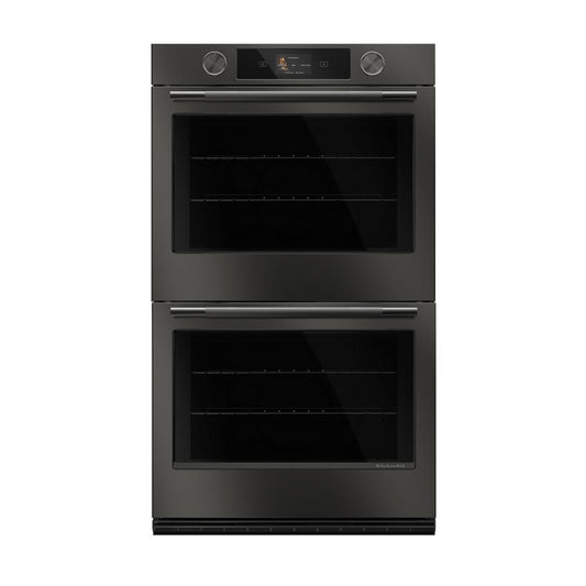 Kitchenaid KOED930SBE 30-inch Smart Electric Double Wall Oven with Intelligent Cooking Camera - Black Ore